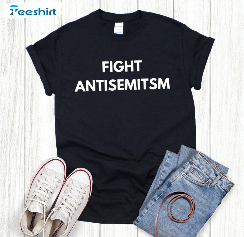 Fight Antisemitism Sweatshirt - End Antisemitism Long Sleeve Sweater