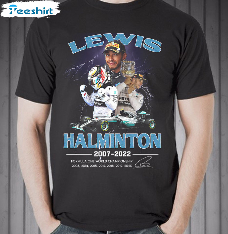 Lewis Hamilton Shirt - Formula 1 Racing Team Unisex Hoodie Crewneck