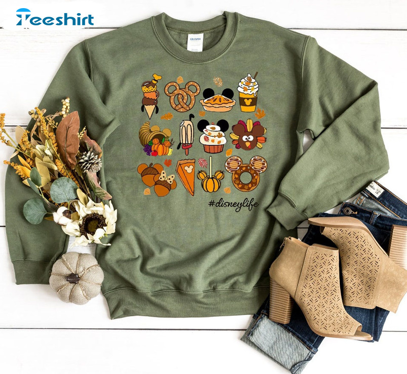 Disney Fall Shirt - Thanksgiving Disney Matching Sweatshirt Hoodie For ...