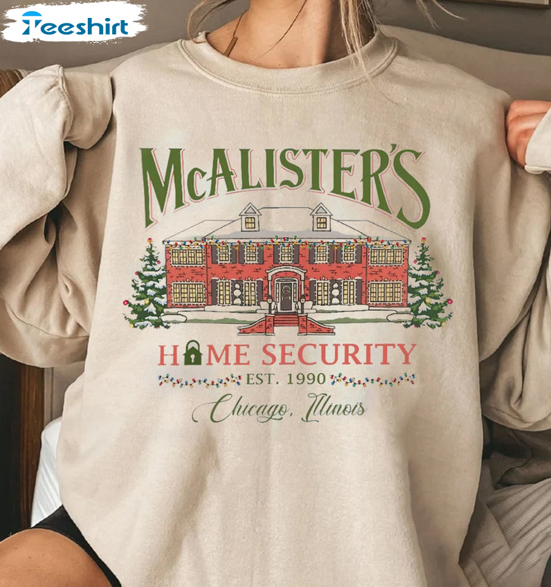 Mccallister's Home Security Shirt - Christmas Movie Short Sleeve Unisex T-shirt
