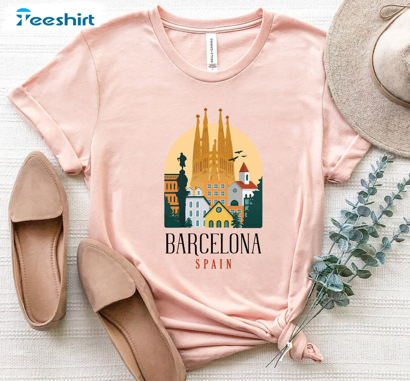 Barcelona Spain Shirt - Barcelona Souvenir Unisex Hoodie Tee Tops