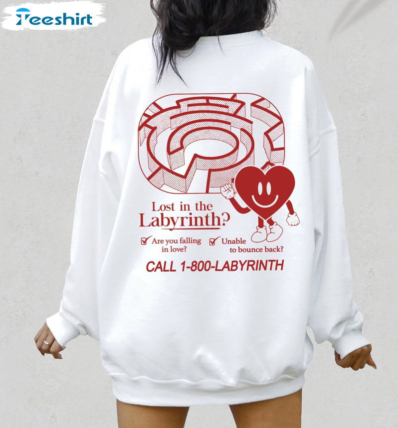 Lost In The Labyrinth Sweatshirt - Aesthetic Midnights Pullover Labyrinth Long Sleeve