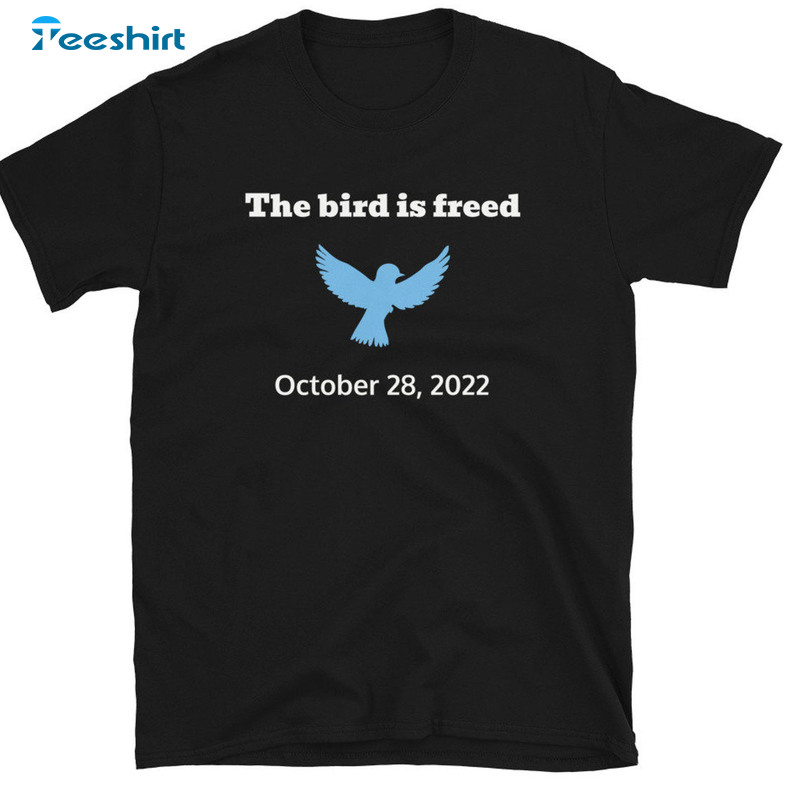 The Bird Is Freed Shirt - Trendy Unisex Hoodie Short Sleeve