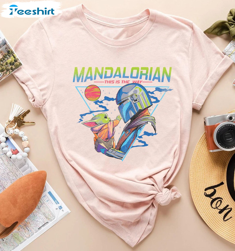 Mandalorian This Is The Way Shirt - Star Wars Disney Sweatshirt Long Sleeve