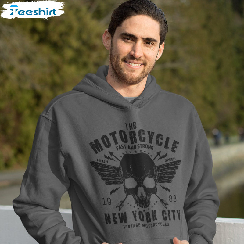 The Motorcycles New York City Shirt - High Speed New York City Unisex T-shirt Short Sleeve