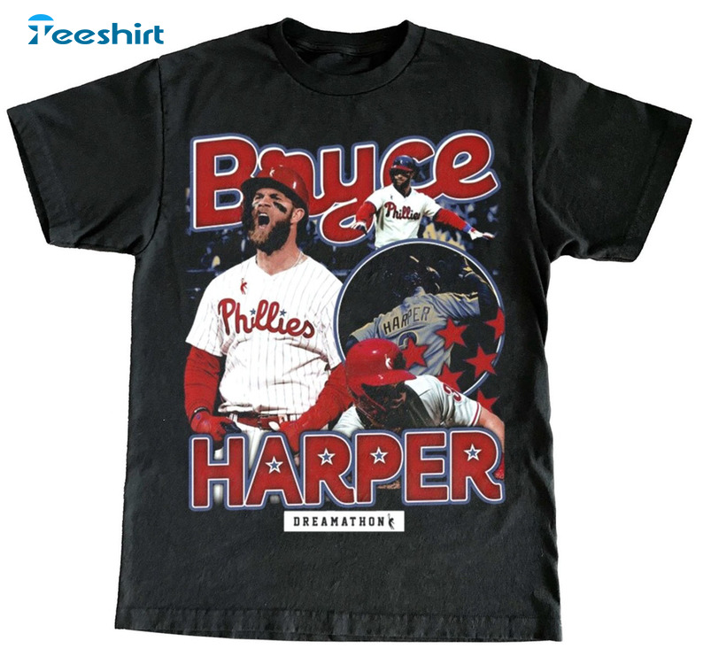 Bryce Harper Dreamathon Shirt - Phillies Short Sleeve Unisex T-shirt