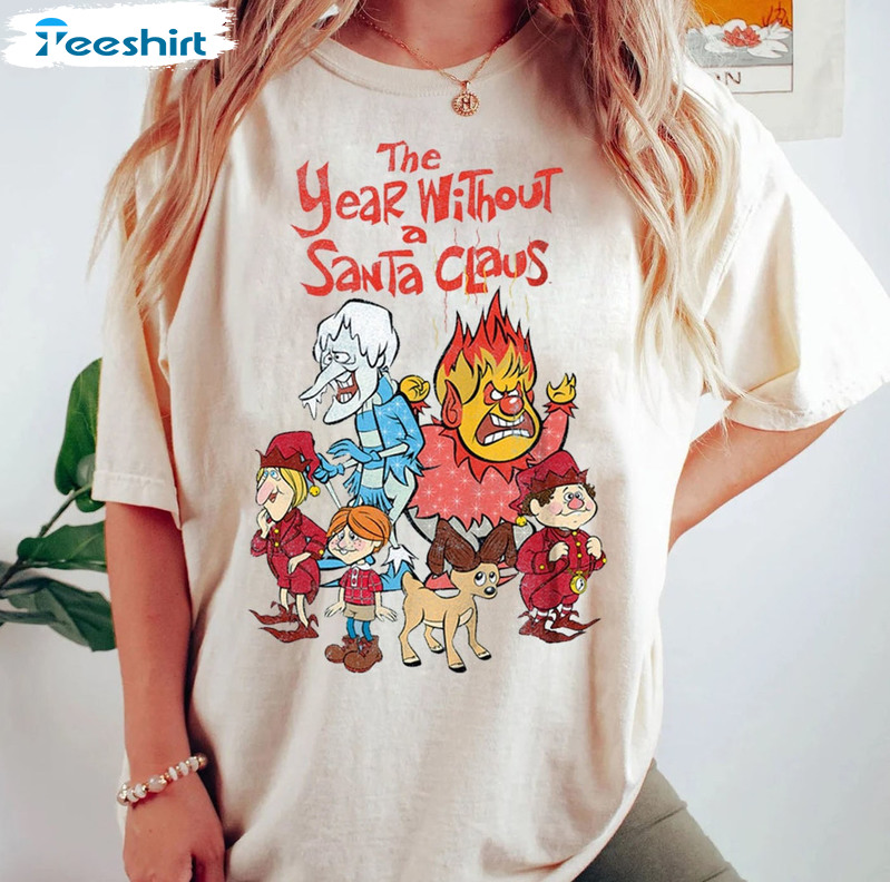 The Year Without Santa Claus Shirt - Christmas Unisex Hoodie Sweatshirt Vintage Style