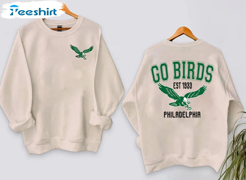 Vintage Philadelphia Shirt, Go Birds Vintage Eagles Shirt Sweatshirt,  Gameday Apparel, Distressed Philadelphia Sweatshirt