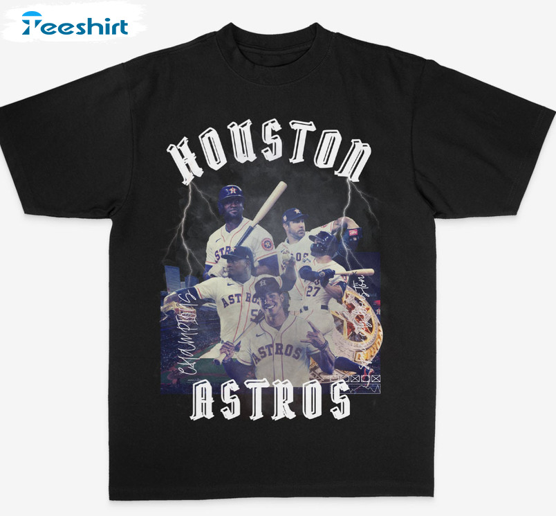 Houston Astros 2022 Shirt - World Series Champions Short Sleeve Sweatshirt