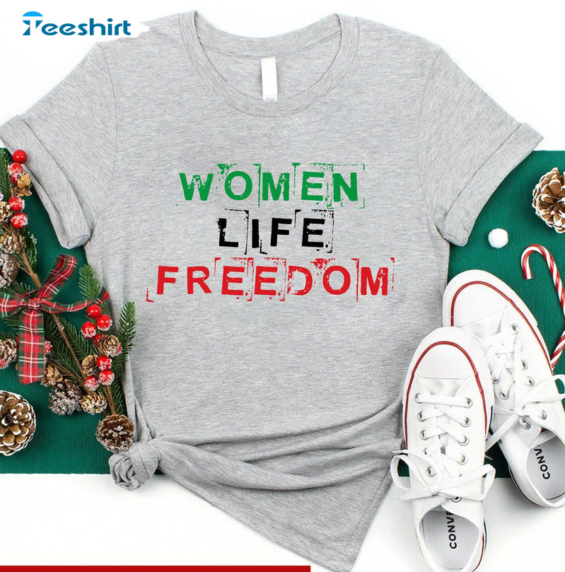 Women Life Freedom Shirt - Stand With Iranian Women Tee Tops Unisex Hoodie