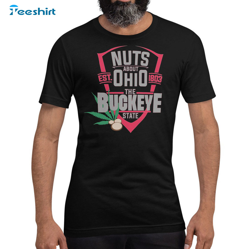 Nuts About Ohio The Buckeyes Shirt - Ncaa Football Unisex T-shirt Hoodie