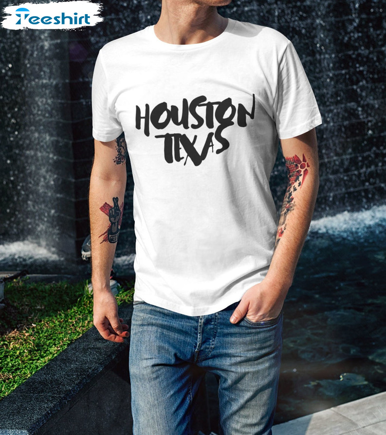 Houston Texas Treding Short Sleeve Unisex Hoodie