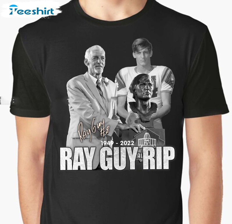 Ray Guy Rip Shirt - American Football Trendy Unisex T-shirt Short Sleeve