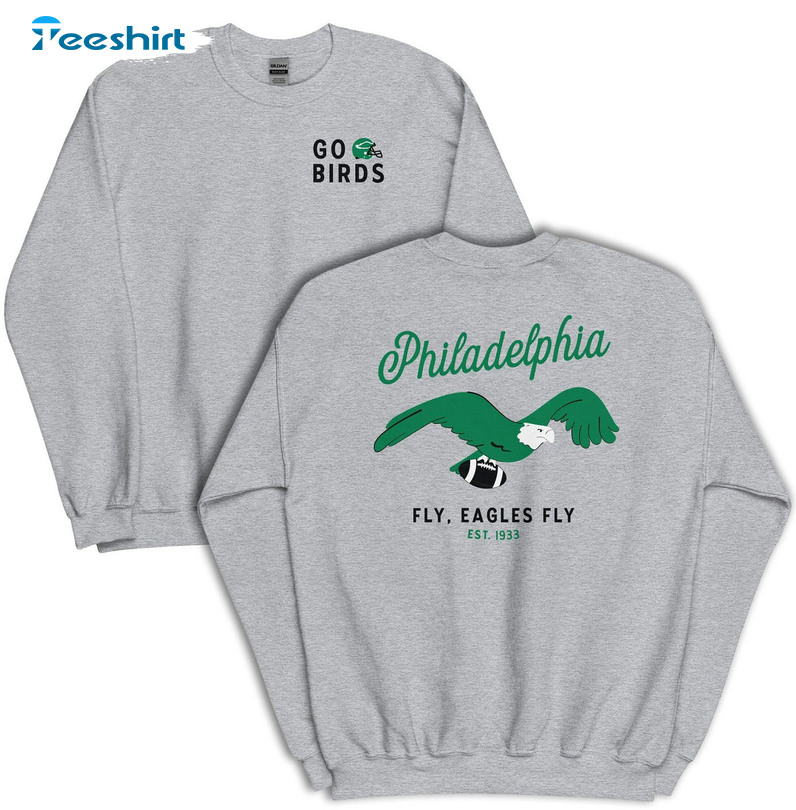 Fly Eagles Fly Shirt - Go Birds Unisex T-shirt Long Sleeve