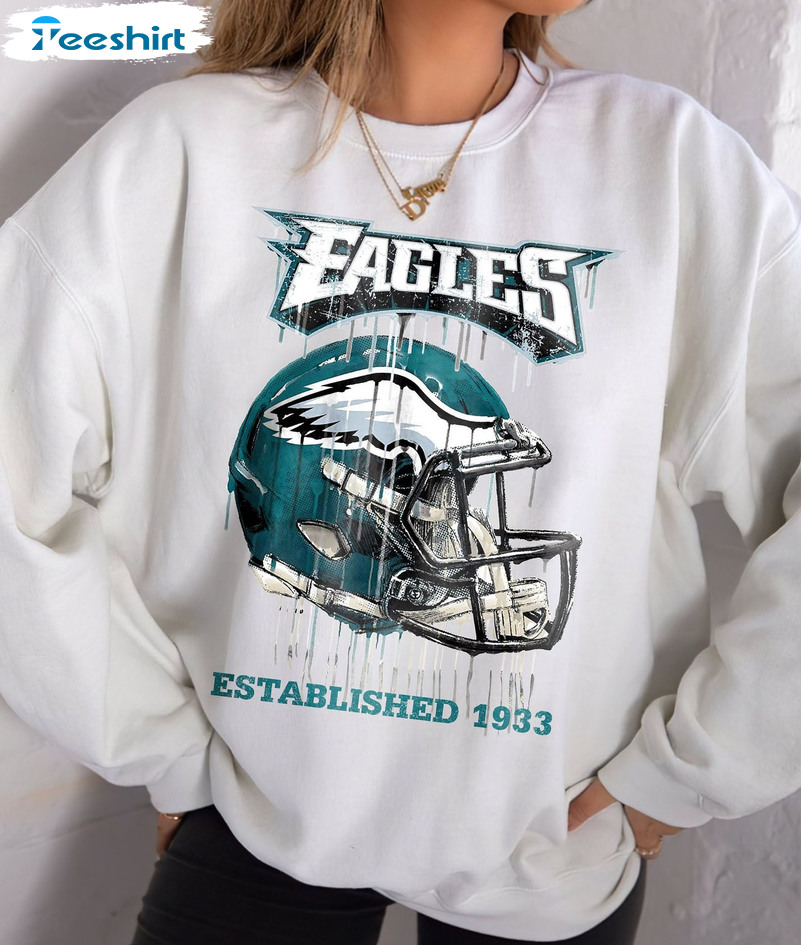 Eagles Established 1933 Shirt - Philadelphia Football Nfl Long Sleeve Tee Tops