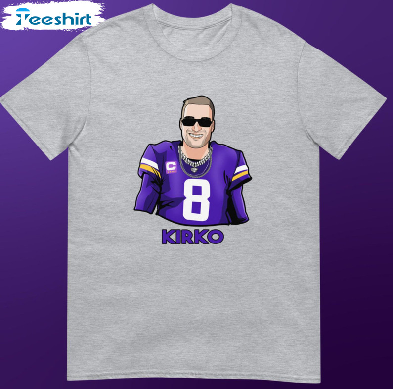 Kirk Cousins 8 Minnesota Vikings player football poster shirt, hoodie,  sweater, long sleeve and tank top