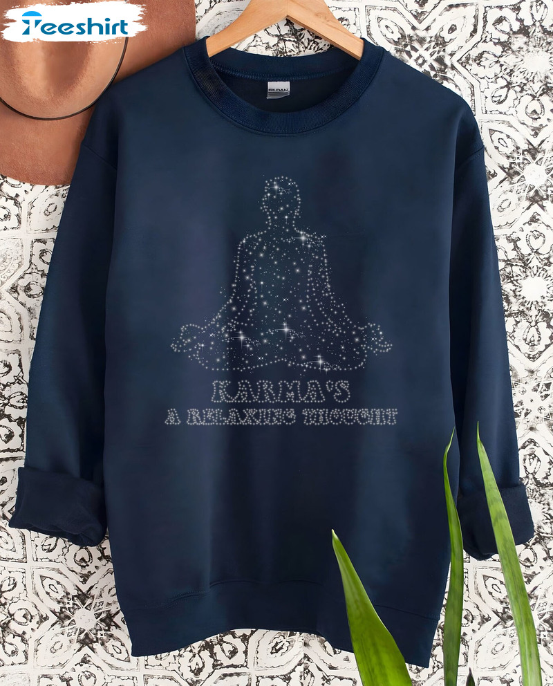 Karma's A Relaxing Thought Sweatshirt - Midnights Album Unisex Hoodie Crewneck