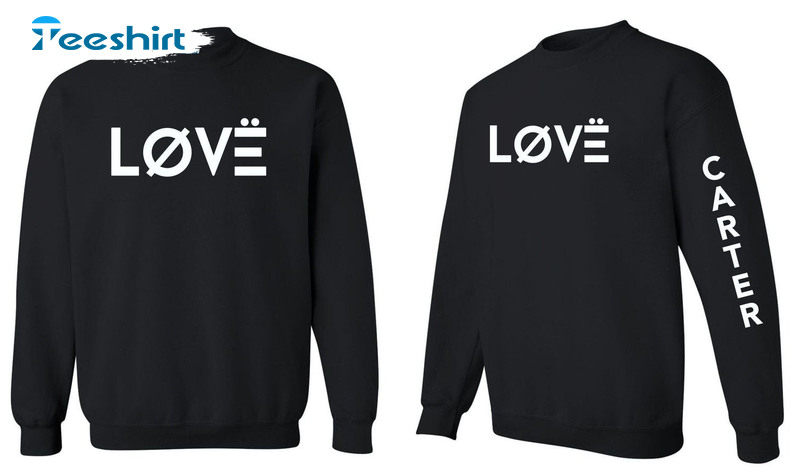 Love Aaron Carter Sweatshirt - Winter Party Tour Band Long Sleeve Unisex T-shirt