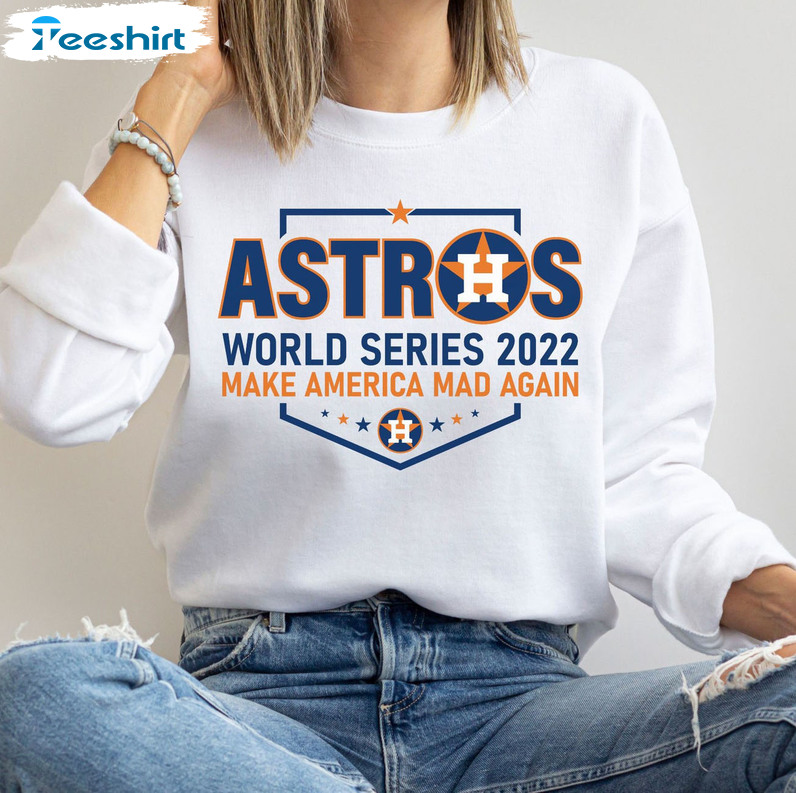 Official houston astros world series 2022 baseball orbit mascot we want houston  vintage T-shirt, hoodie, tank top, sweater and long sleeve t-shirt