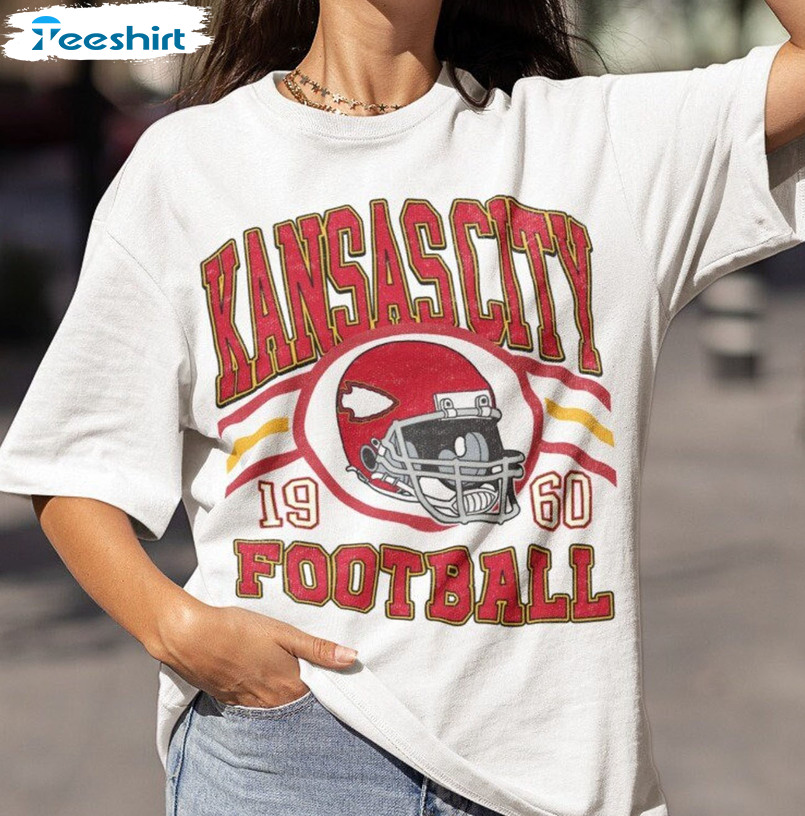 Kansas City Vintage Shirt - Football Trendy Short Sleeve Tee Tops