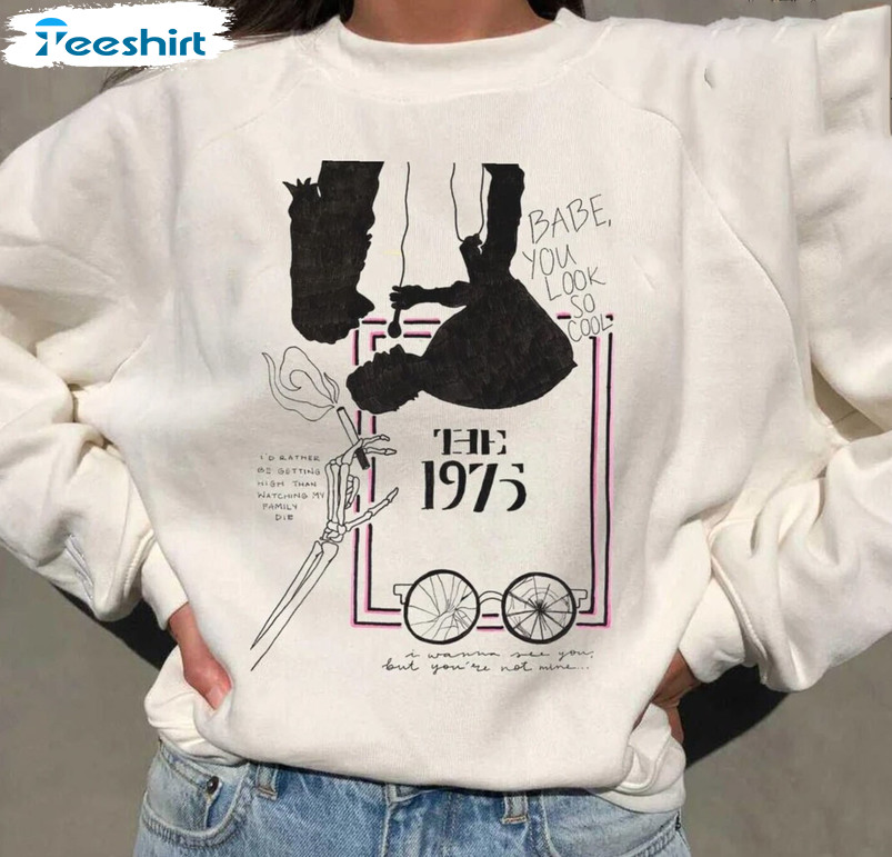 The 1975 90s Trendy Unisex T-shirt Sweatshirt Vintage Style