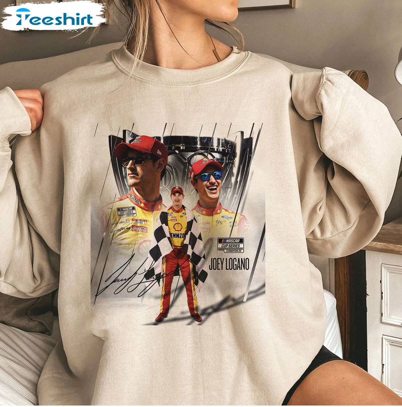 Joey Logano Sweatshirt, Logano Nascar Champions Sweatshirt, Hoodie, Long Sleeve