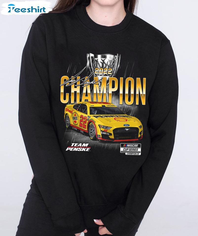 Joey Logano Team Shirt, Joey Logano Championship Sweatshirt, Hoodie, Long Sleeve