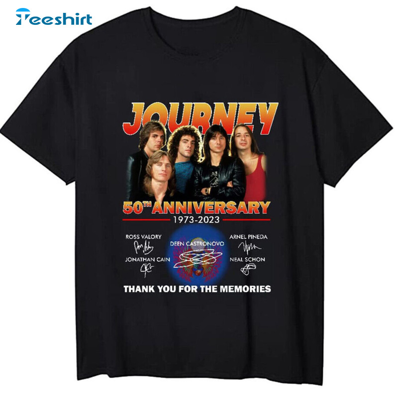 Journey 50th Anniversary Shirt - Journey Freedom Sweater Tee Tops