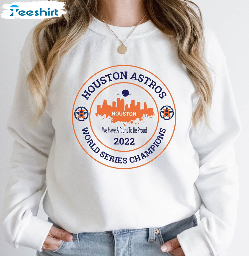 Houston Astros World Series Champions Shirt - Astros Fan Club Unisex T-shirt Crewneck