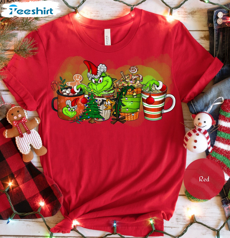 Grinch Coffee Christmas Shirt, Sweatshirt, Hoodie, Long Sleeve