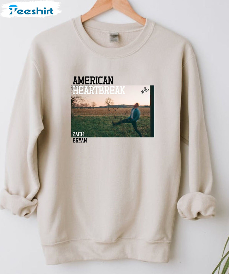 American Heartbreak Tour Shirt - Zach Bryan Unisex T-shirt Sweater