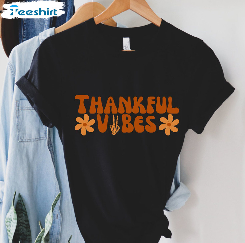 Retro Thanksgiving Skeleton Hand Shirt, Sweatshirt, Hoodie, Long Sleeve