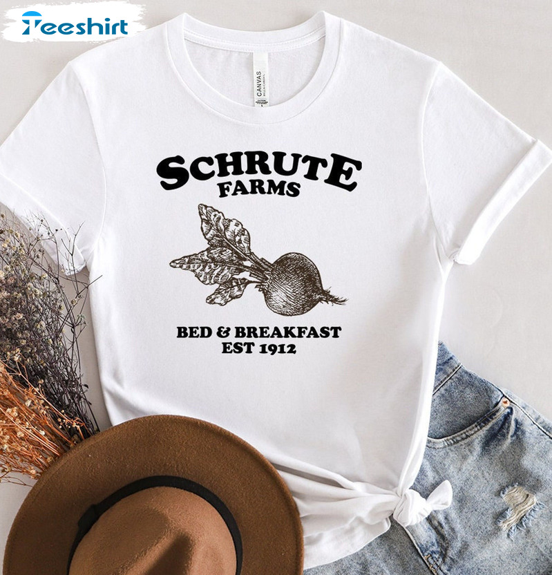 Schrute Farm Shirt - Scronton Pennsylvania Est 1912 Unisex Hoodie Short Sleeve