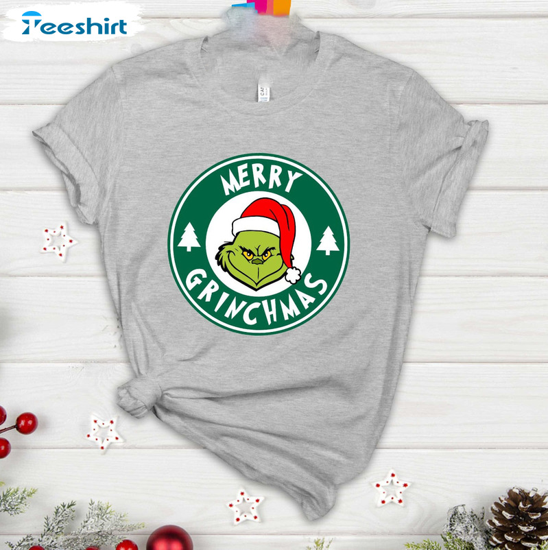 Merry Grinchmas Shirt - Grinch Coffee Unisex T-shirt Long Sleeve
