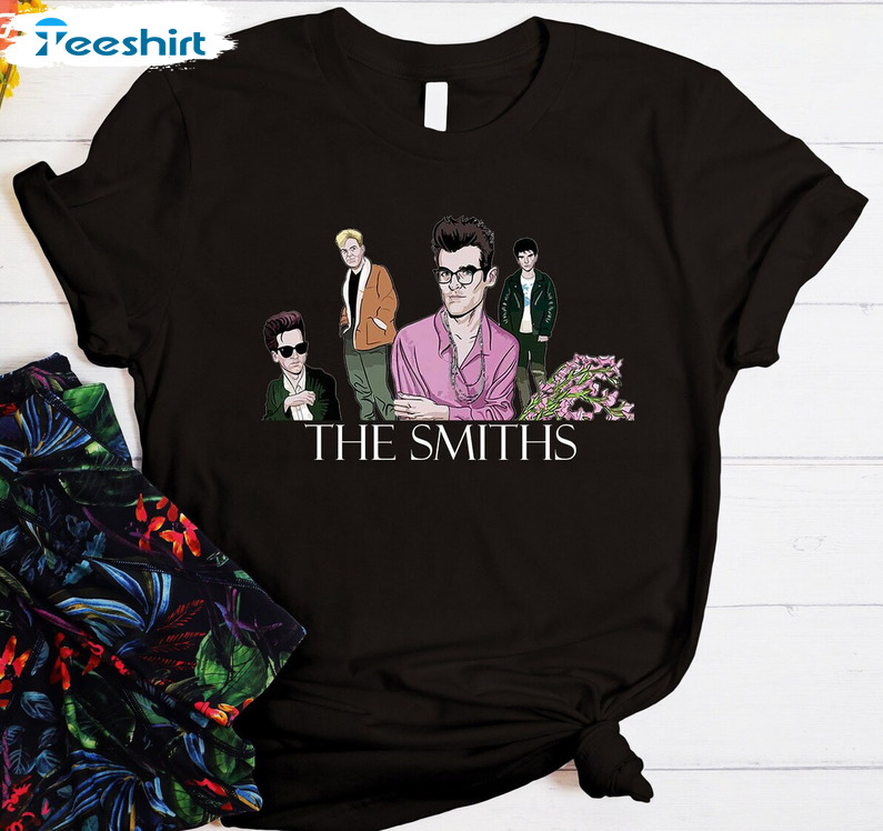 The Smiths Sweatshirt - The Smiths Rock Band Long Sleeve Tee Tops