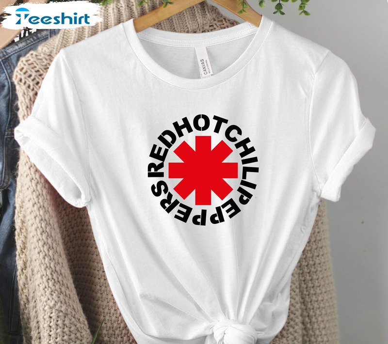 Red Hot Chili Peppers Shirt - Black Summer Unisex Hoodie Short Sleeve
