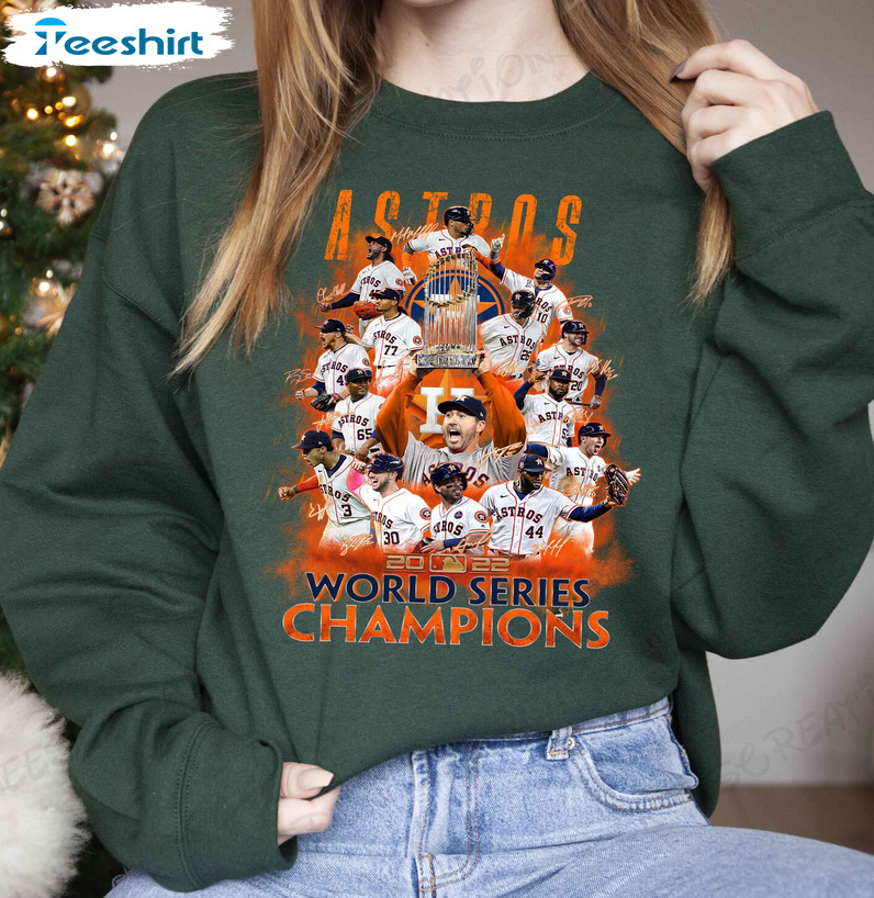 Houston Baseball World Series Champions 2022 Sweatshirt - Alcs Champions Long Sleeve Crewneck