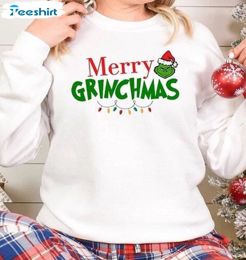 Merry Grinchmas Shirt - Grinch Christmas Sweatshirt Tee Tops