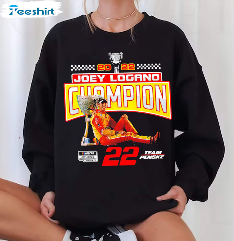 Joey Logano Champions Shirt - Nascar Cup Series Champion Sweatshirt Tee Tops