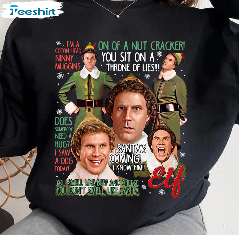 The Elf Quotes Buddy Hobbs Shirt - Christmas Movie Sweatshirt Hoodie