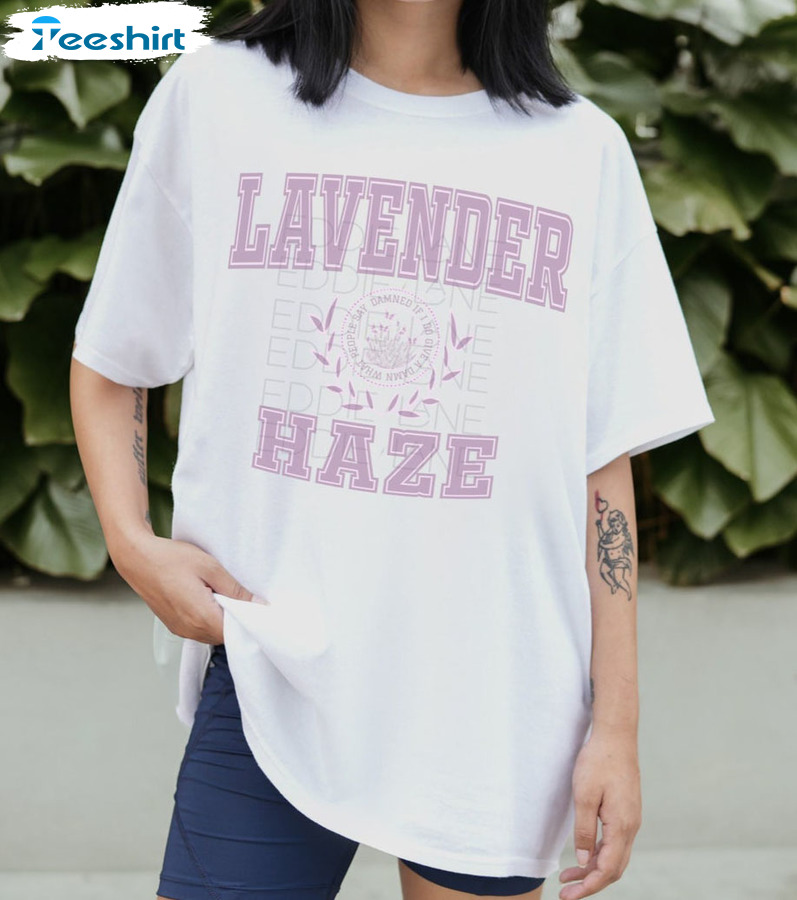 Lavender Haze Shirt - Taylor Swift Trendy Short Sleeve Crewneck