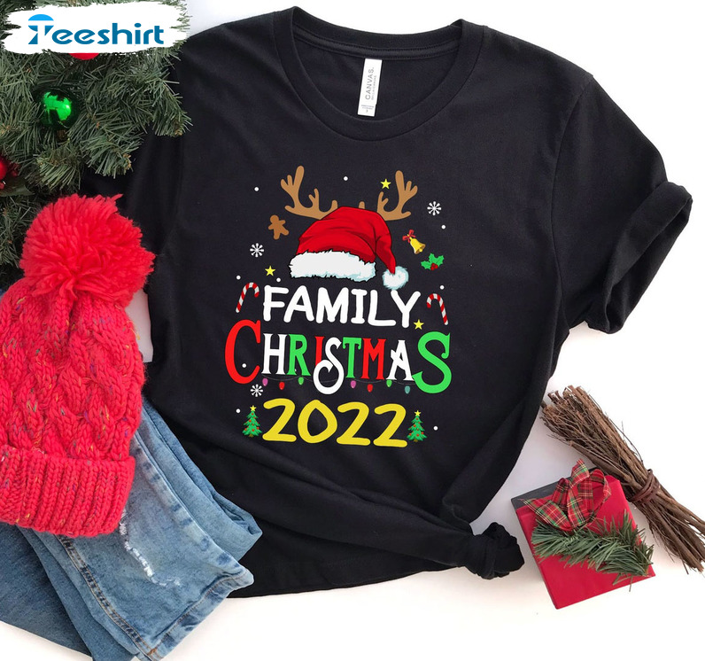 Family Christmas 2022 Shirt - Matching Christmas Sweatshirt Long Sleeve