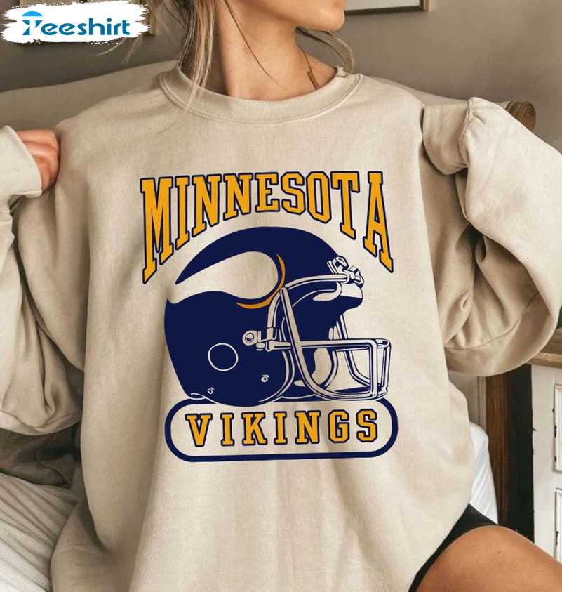 Vintage 80s Minnesota Vikings NFL Football Crewneck Sweatshirt, Minnesota  Viking