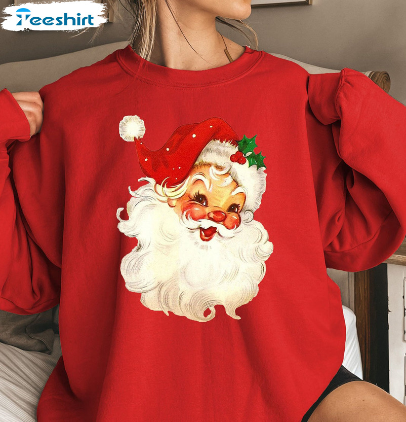 Retro Santa Shirt - Christmas Unisex T-shirt Short Sleeve