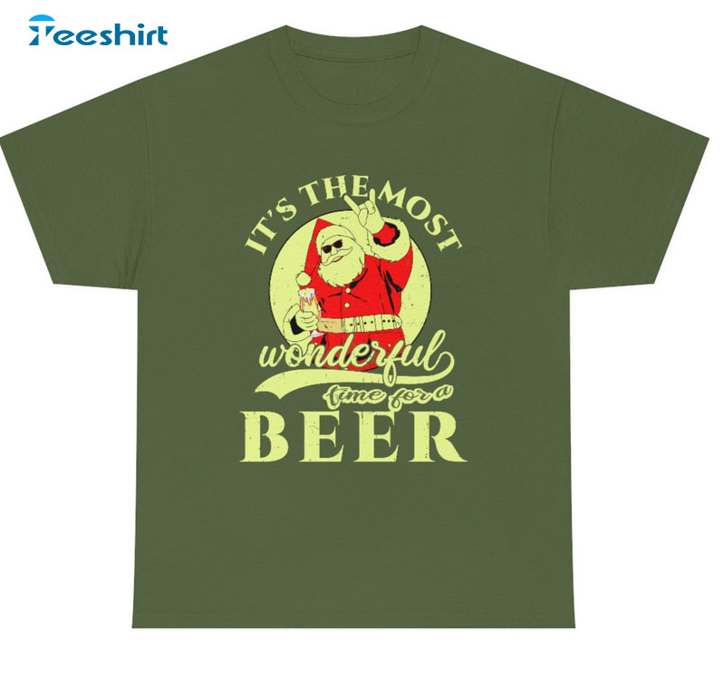 It's The Most Wonderful Time For A Beer Trendy Sweatshirt Tee Tops