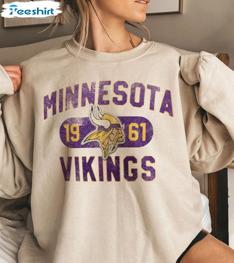 Minnesota Vikings Shirt - Vikings Football Team Short Sleeve