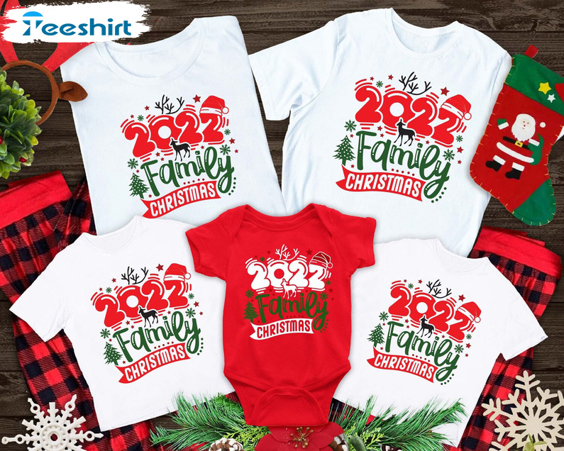 Family Christmas 2022 Shirt - Merry Xmas Crewneck Sweatshirt