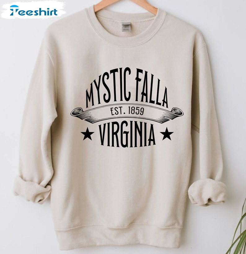 Mystic Falls Virginia Sweatshirt - Stefan Damon Unisex Hoodie Long Sleeve