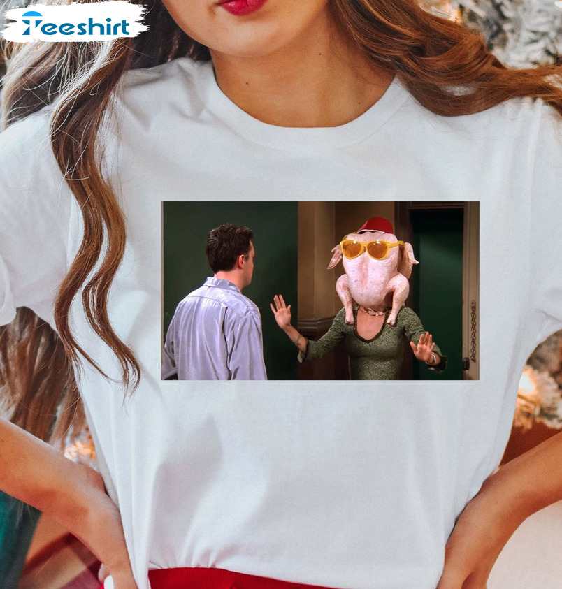 The One With The Turkey Friends Shirt - Thanksgiving Sweatshirt Unisex T-shirt