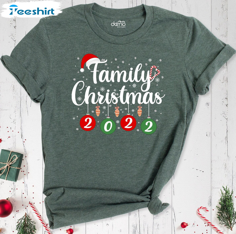 Family Christmas 2022 Shirt - Christmas Party Tee Tops Unisex T-shirt